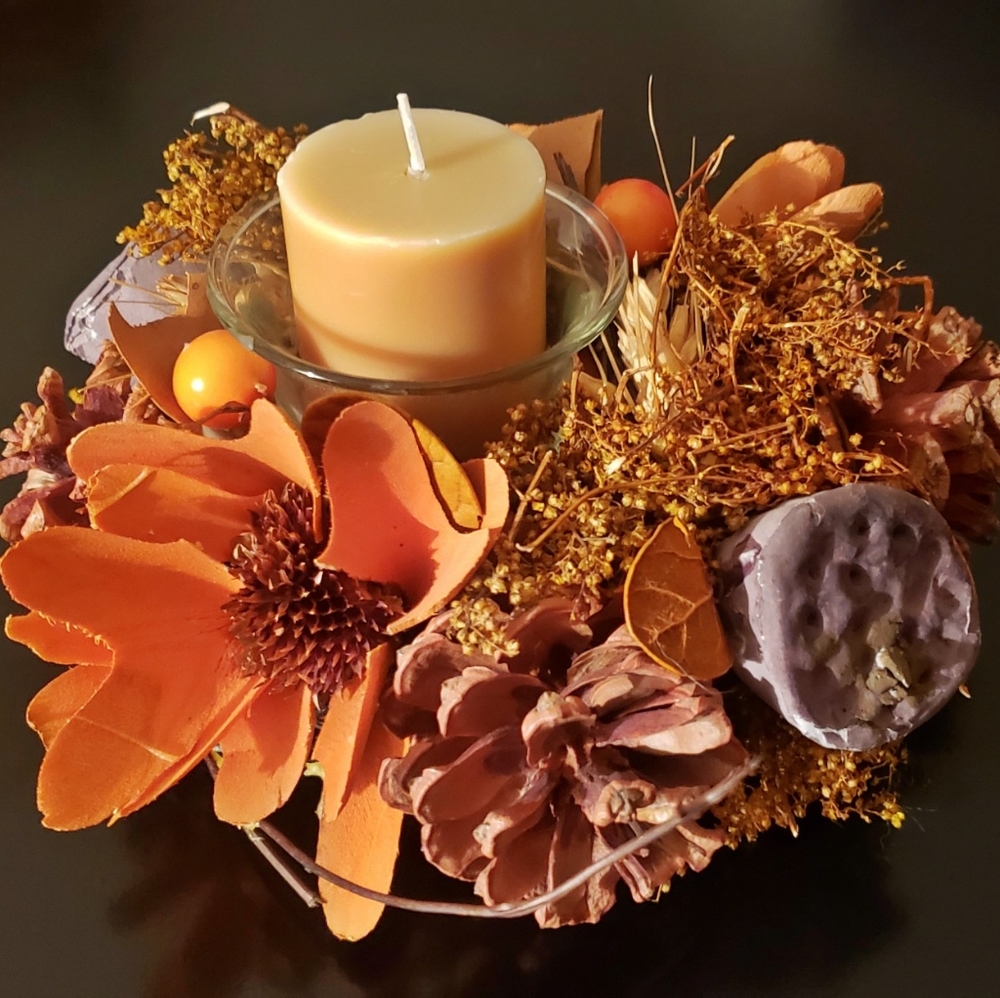 NWT Harvest Votive Candle Holder